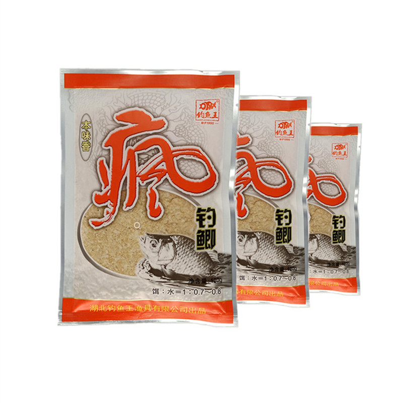 钓鱼王疯钓鲫本味120克香味