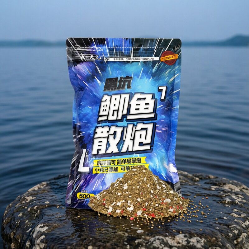 天元黑坑鲫鱼散炮窝料图片