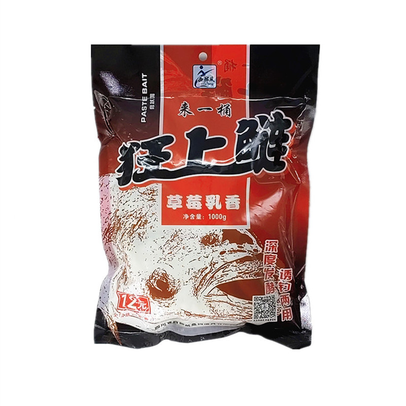 西部风鱼饵 狂上鲢（湿饵）1000...