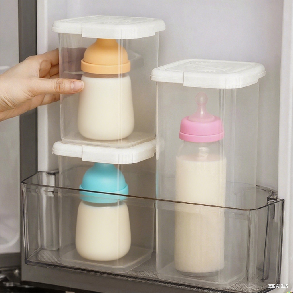冰箱储奶瓶密封保鲜收纳盒