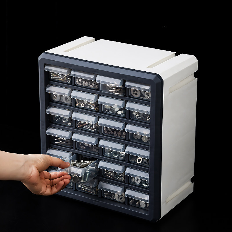 抽屉式零件盒螺丝五金配件分格收纳箱元器件分类整理零件柜工具箱,收纳整理,收纳箱,淘宝优惠券,粉丝福利购,淘宝优惠卷