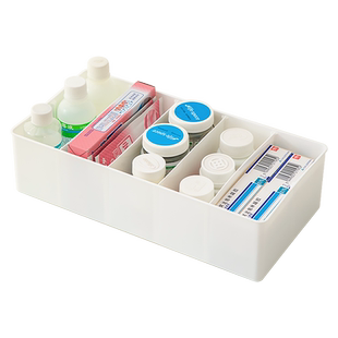 抽屉分隔盒输液收纳盒桌面分格收纳筐医院6s管理分类盒药品收纳筐