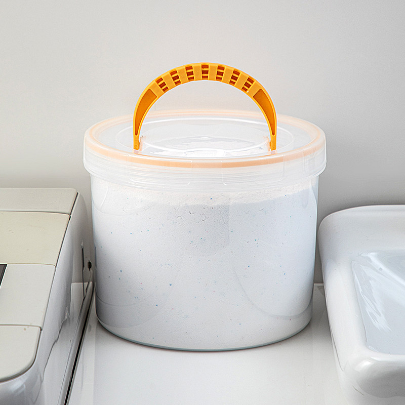 洗衣粉收纳盒大容量圆形肥皂粉收纳罐储存盒洗衣粉桶卫生间储物罐,收纳整理,洗衣粉收纳盒/罐,淘宝优惠券,粉丝福利购,淘宝优惠卷