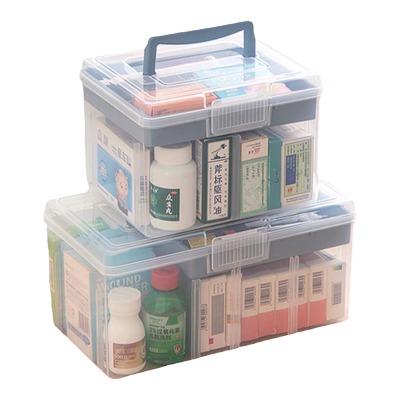 可爱便携药箱家用儿童药物收纳箱