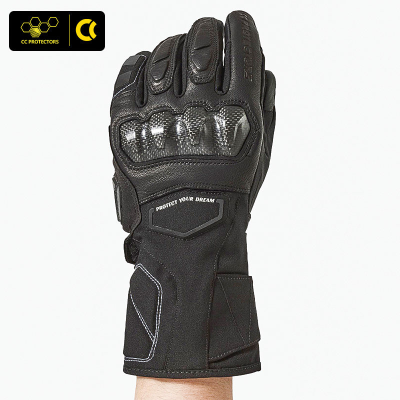 CC摩托车骑行手套防水防风长款