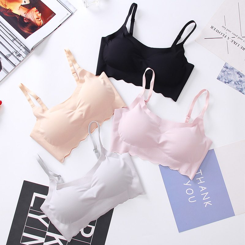 两件装日本冰丝吊带文胸瑜伽内衣