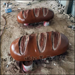 新品仿真面包雕塑汉堡摆件蛋糕房烘焙食品雕塑热狗摆件巧克力面包