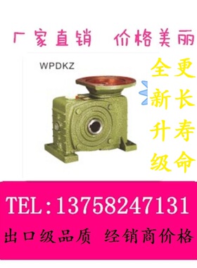 WPDKZ 40/50/60/70/80/100/120/135/155/175蜗轮蜗杆 WP减速机