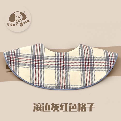 婴儿百搭口水巾纯棉滚边系列