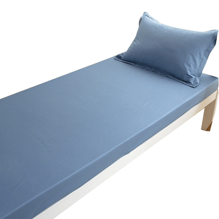 全棉床笠单件纯棉防滑床单学生宿舍床罩80x190x90薄垫5/6cm床垫套