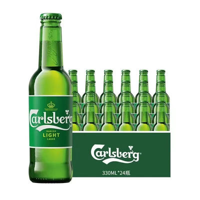 嘉士伯Carlsberg特醇嘉士伯啤酒330ml*4/6/8瓶低浓度特醇 新日期