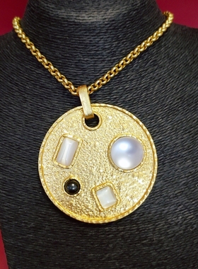 法国DolceVita复古小众古着项链