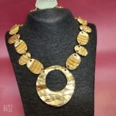 法国DolceVita品牌刻标金色实心设计感重工复古小众古着项链