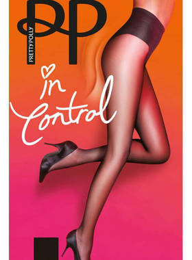英国pretty polly PP 肉色黑色压力塑形连裤丝袜子15D in control