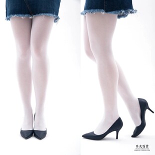 MAKISHIMU护士袜芭蕾舞蹈袜纯色80D天鹅绒白色丝袜连裤 袜子