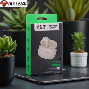 BULL/公牛无线WTS蓝牙耳机入耳运动高音质超长续航智能机降噪新款