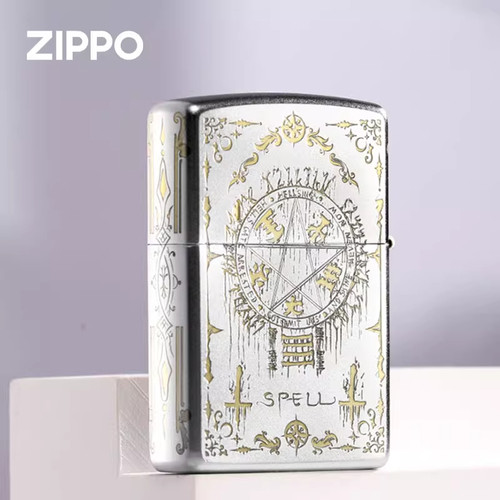 zippo打火机 生而自由 爱而无畏正品煤油防风火机男生日告白礼物