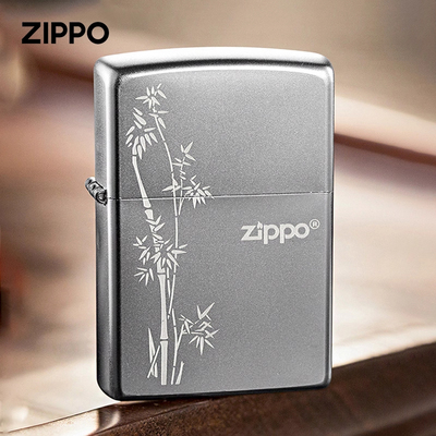 zippo打火机正版 步步高升经典磨砂火机防风煤油火机送男士礼物