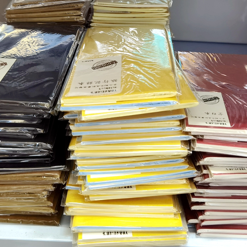 标准款TN手帐内芯旅行盖章黑卡本