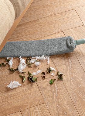 家用缝隙清洁工具扫灰神器干湿两用可弯曲伸缩杆床底沙发底清扫掸