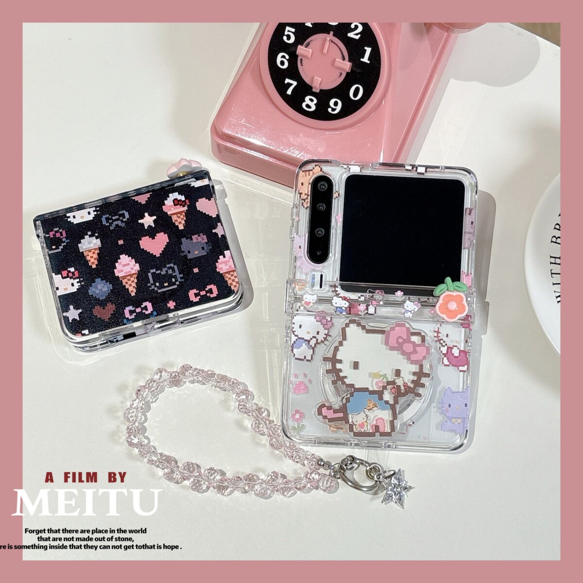 可爱HelloKitty磁吸支架手机壳