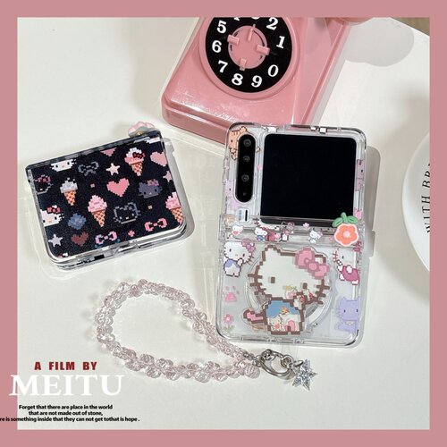 可爱HelloKitty磁吸支架手机壳
