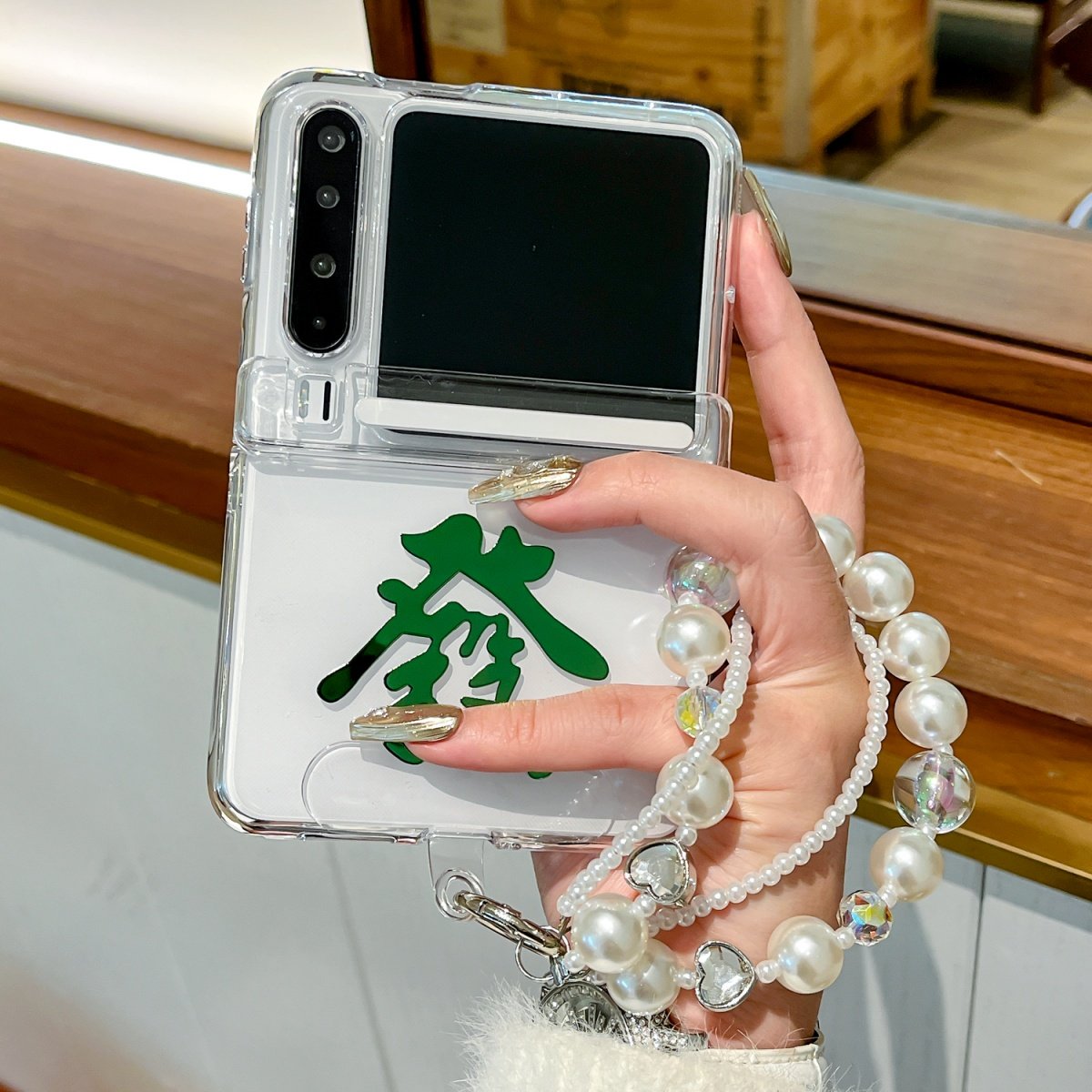 贴片文字发适用华为PuraX透明手机壳全包磁吸铰链护中轴purax典藏版阔折叠屏nova flips保护套小米mixflip2潮