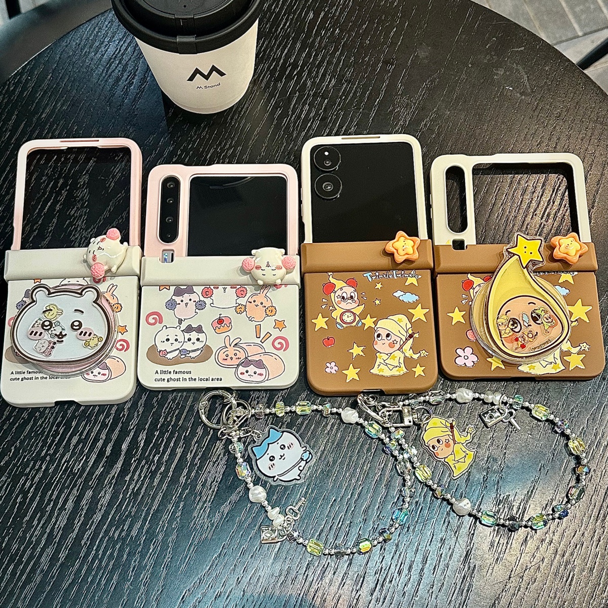 可爱卡通旋转星星小人手机壳