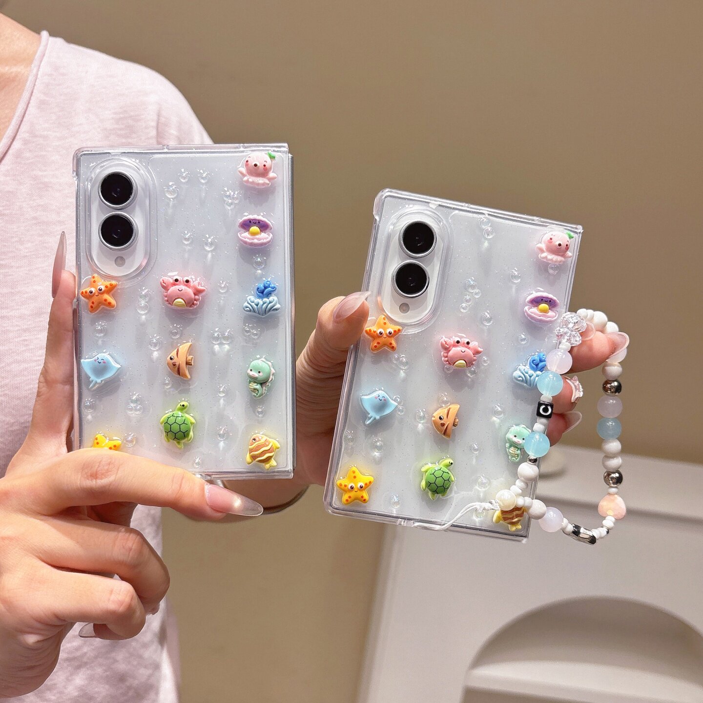 三星ZFold8可爱闪粉手机壳防摔