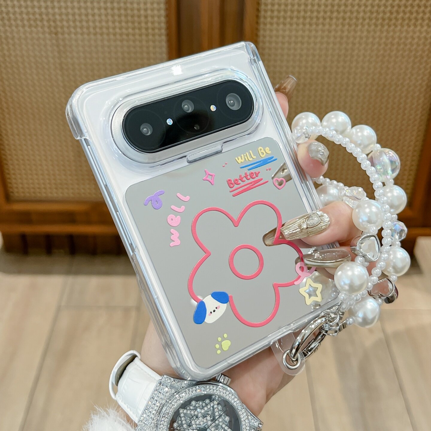 保护套折叠屏小花朵全包防摔壳