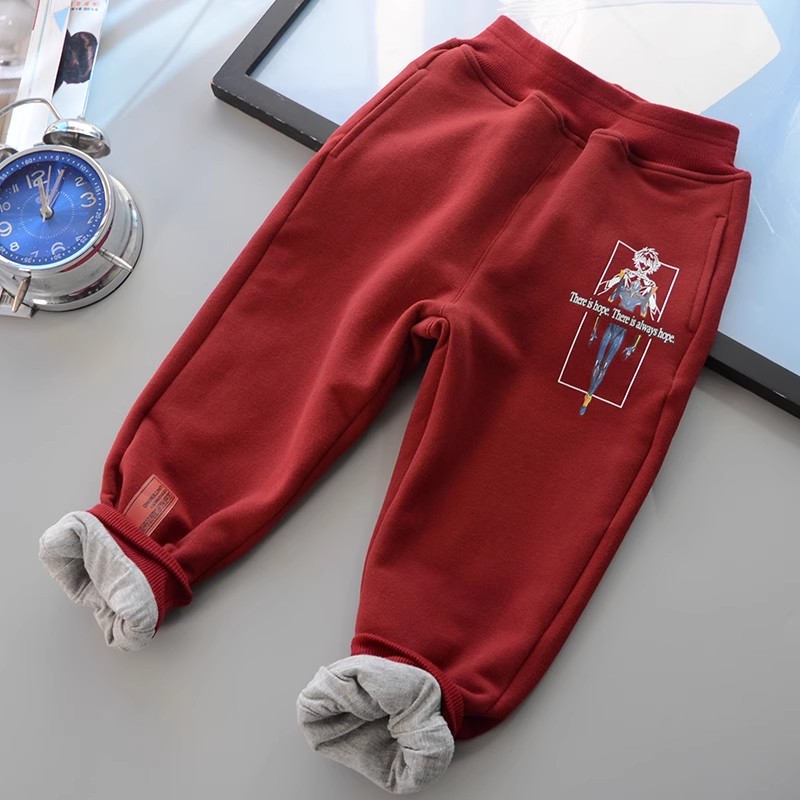 特价 儿童双层运动裤 春秋新款儿童棉布裤子纯棉舒适潮童卫裤长裤