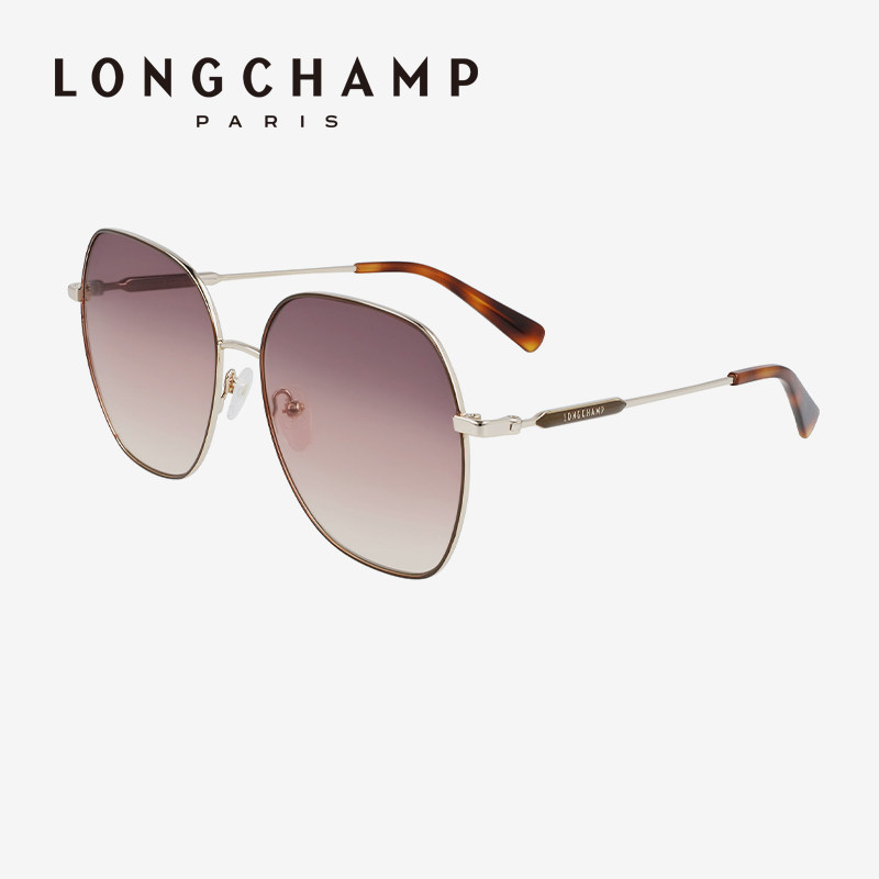【墨镜】LONGCHAMP珑骧金属方框户外运动时尚男女街拍墨镜LO151S
