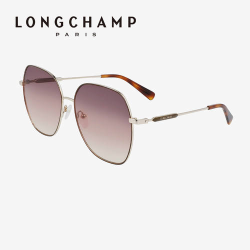 LONGCHAMP户外街拍显脸小墨镜女