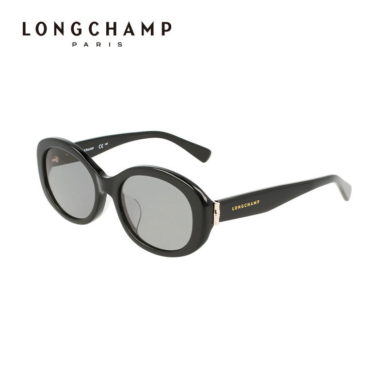 【墨镜】LONGCHAMP珑骧太阳镜个性时尚遮阳复古板材圆框LO748SLBJ