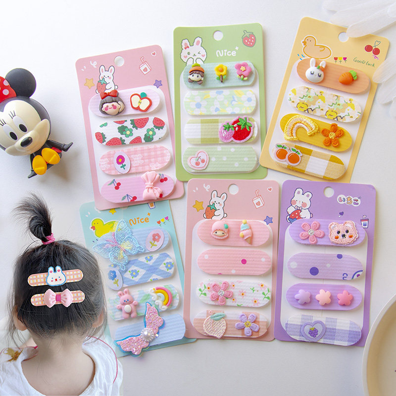 宝宝碎发神器后脑勺魔术贴发饰小女孩刘海毛发整理发带甜美头饰品