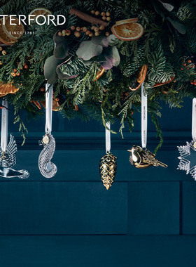WATERFORD圣诞吊饰圣诞挂饰圣诞摆件礼物悬挂装饰
