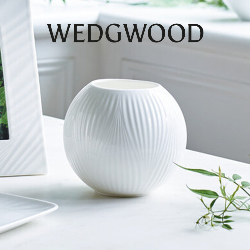 WEDGWOOD威基伍德雅韵12.5cm玫瑰骨瓷花瓶欧式花瓶摆件客厅插花,家居饰品,花瓶,淘宝优惠券,粉丝福利购,淘宝优惠卷