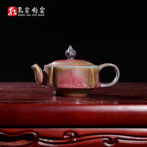 高温烧制天然矿石茶壶