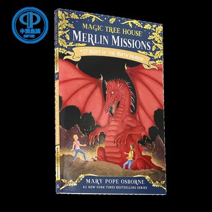 the 梅林 House Ninth 神奇树屋 课外英语读物 Mission Tree 平装 英文原版 Night Dragon玛丽波奥斯本 任务 Merlin Magic