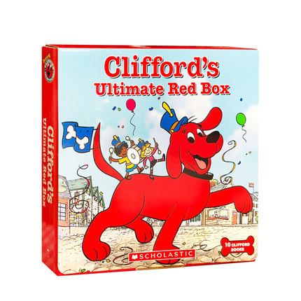 Clifford Ultimate Red Box(10 Books) 大红狗zui受欢迎的故事10本套装