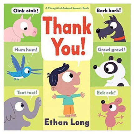 thank you!谢谢你!英文儿童绘本 启蒙认知早教读物适合0-3岁