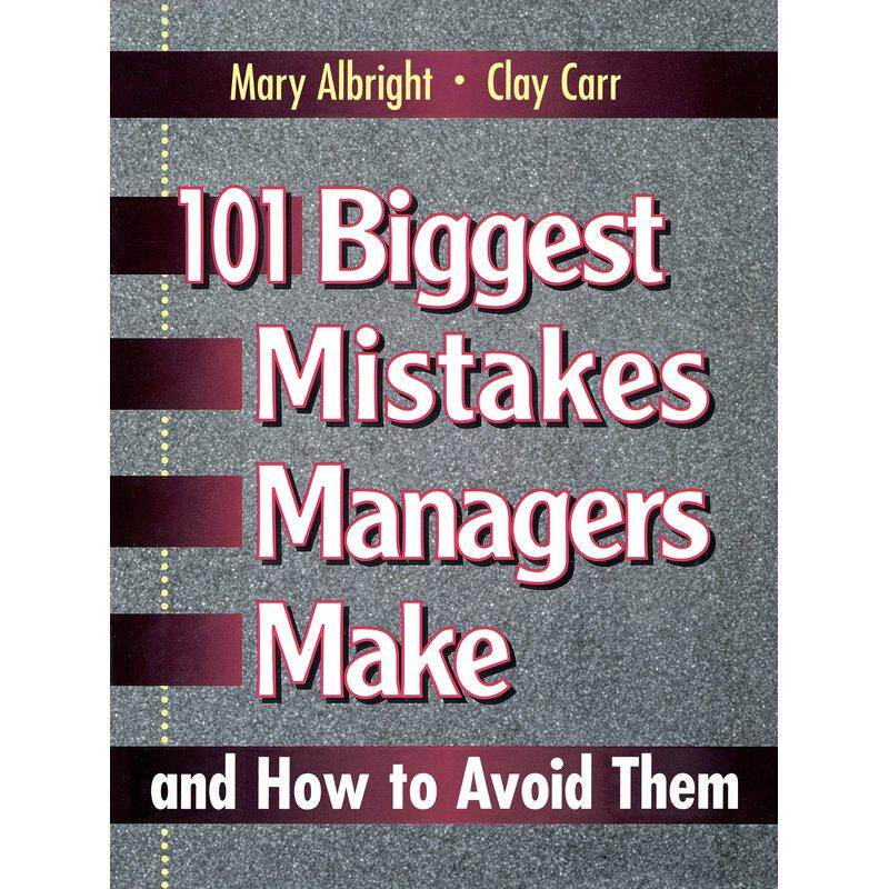 101 Biggest Mistakes Managers Make and How to Avoid Them企鹅兰登 英文原版