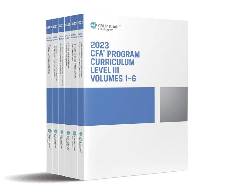 2023 CFA Program Curriculum Level III Box Set 特许金融分析师官方教材