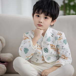 婴幼儿护肩睡觉保暖护颈坎肩纯棉长袖 立领暖气房披肩小孩胳膊防冻