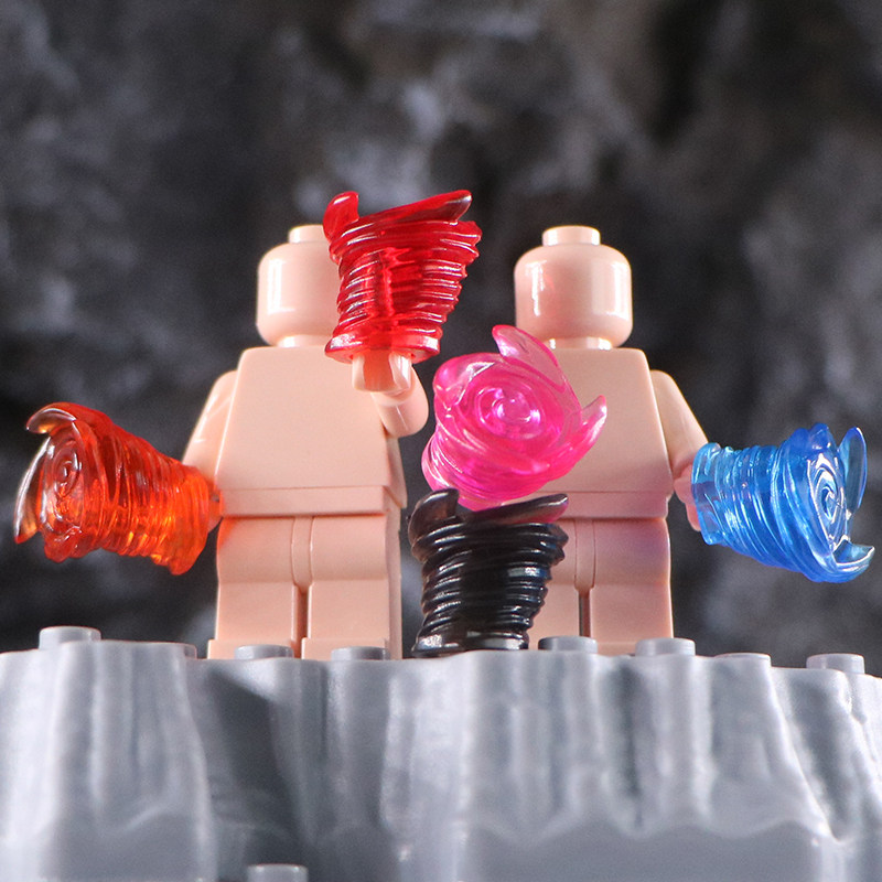 第三方漩涡旋风龙卷风冲击波动漫特效件益智玩具散件配件moc