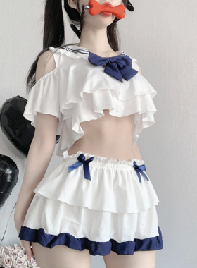SLOWBURN 可爱日系学生套装二次元jk制服纯欲性感水手服女仆睡裙