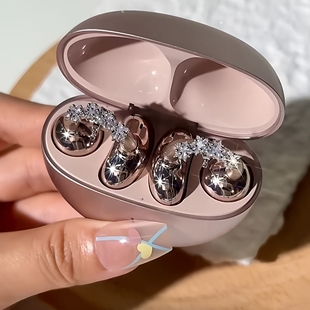 通用耳夹式耳机钻扣适用华为freeclip2二代耳饰钻扣装饰配饰品件