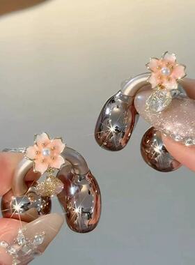 免拆可盖耳饰适用华为FreeClip2耳夹耳机二代钻扣装饰新款配饰品