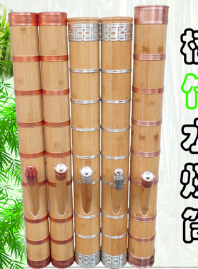 云南水烟筒5年老纯竹子j加箍骨节烟枪烟具水循环过滤水烟丝筒高档