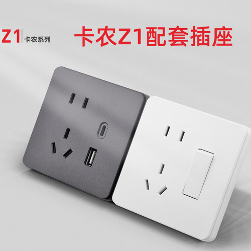 卡农Z1配套普通开关插座